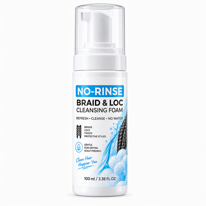🔥Refresh Braids Instantly! Waterless Scalp Cleansing Mousse