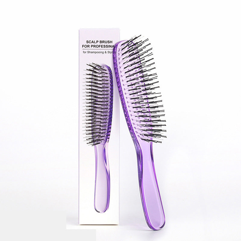 🌸 2-in-1 Scalp Massage & Detangling Hairbrush – Gentle Everyday Hair Care