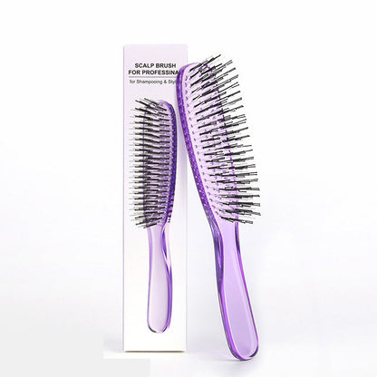🌸 2-in-1 Scalp Massage & Detangling Hairbrush – Gentle Everyday Hair Care