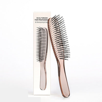 🌸 2-in-1 Scalp Massage & Detangling Hairbrush – Gentle Everyday Hair Care