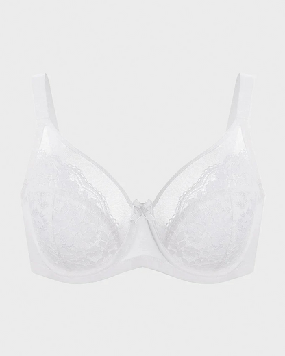 Floral Lace Minimizer Comfort Bra